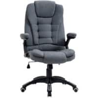 Vinsetto Office Chair Basic Tilt 2D Armrest Height Adjustable Grey 120 kg 921-416V72CG 720 (W) x 650 (D) x 1,200 (H) mm
