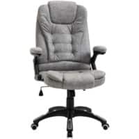 Vinsetto Office Chair Basic Tilt 2D Armrest Height Adjustable Grey 120 kg 921-416V72GY 720 (W) x 650 (D) x 1,200 (H) mm