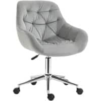 Vinsetto Office Chair Height Adjustable Grey 120 kg 921-480V71GY 580 (W) x 590 (D) x 900 (H) mm