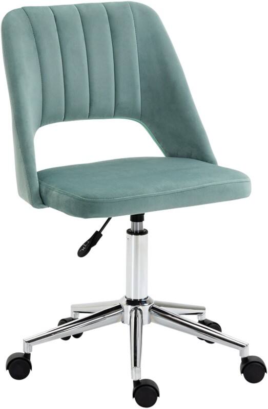 Vinsetto Office Chair Basic Tilt Fixed Armrest Green 120 kg 921-481V71GN 600 x 490 x 910 mm