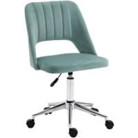 Vinsetto Office Chair Basic Tilt Fixed Armrest Height Adjustable Green 120 kg 921-481V71GN 600 (W) x 490 (D) x 910 (H) mm
