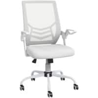 Vinsetto Office Chair Basic Tilt 2D Armrest White 120 kg 921-547V70WT 550 x 625 x 1,040 mm
