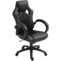 Vinsetto Office Chair Basic Tilt Fixed Armrest Black 120 kg 921-616V70BK 610 x 710 x 1,180 mm