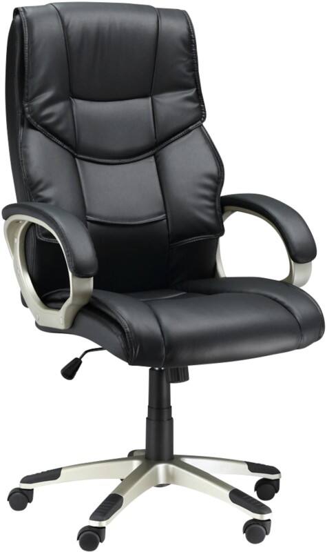 HOMCOM Office Chair Basic Tilt Fixed Armrest Black 120 kg 921-617V70BK 730 x 680 x 1,240 mm