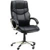 HOMCOM Office Chair Basic Tilt Fixed Armrest Height Adjustable Black 120 kg 921-617V70BK 730 (W) x 680 (D) x 1,240 (H) mm