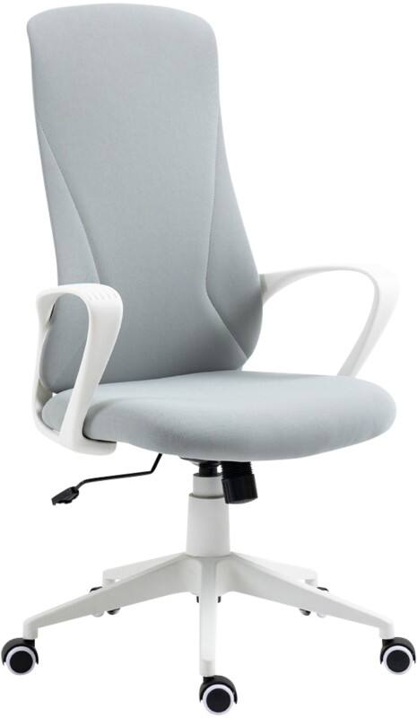 Vinsetto Office Chair Basic Tilt Fixed Armrest Grey 120 kg 921-637V70LG 560 x 620 x 1,195 mm