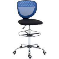 Vinsetto Office Chair Height Adjustable Blue 110 kg 921-645V70DB 590 (W) x 590 (D) x 1,260 (H) mm