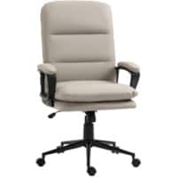 Vinsetto Office Chair Basic Tilt Fixed Armrest Grey 120 kg 921-665V70LG 690 x 640 x 1,180 mm