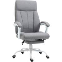 Vinsetto Office Chair Basic Tilt Fixed Armrest Height Adjustable Grey 120 kg 921-669V70GY 740 (W) x 650 (D) x 1,190 (H) mm