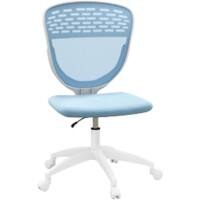 Vinsetto Office Chair Height Adjustable Blue 120 kg 921-686V70LB 490 (W) x 460 (D) x 890 (H) mm