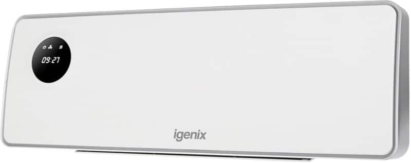 igenix Overdoor Fan Heater Wall Mounted 3 Settings 2000 W White