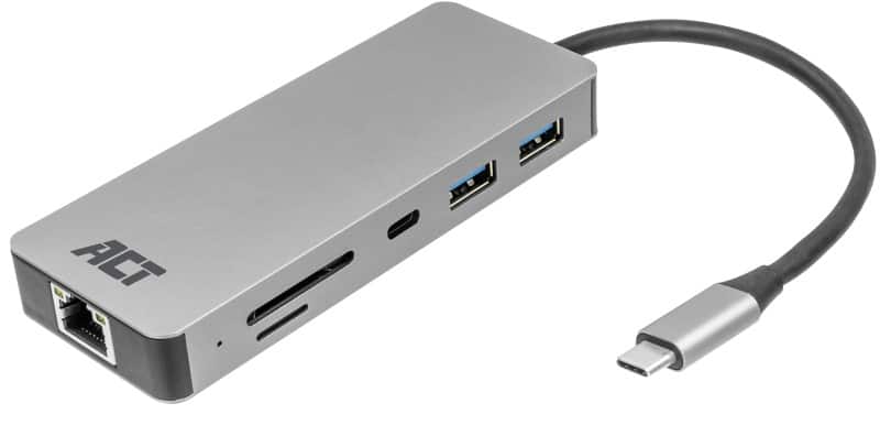 ACT Docking Station 7 Grey AC7092