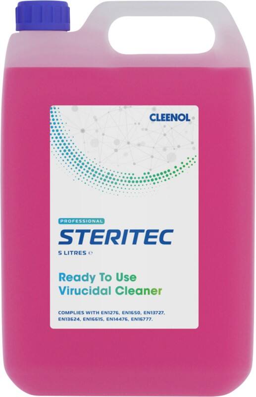 STERITEC Virucidal Cleaner Ready to Use STE-VC-RTU Liquid 5 L