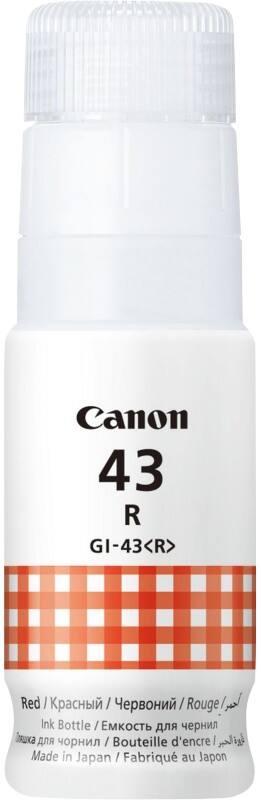 Canon GI-43R Original Ink Bottle Red