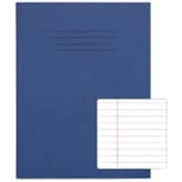 Rhino Exercise Book A5+ Ruled Stapled Side Bound Manila Dark Blue Not perforated  80 Pages Pack of 100