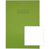 Rhino Exercise Book A4+ Plain Stapled Manila Light Green Not perforated  80 Pages Pack of 50