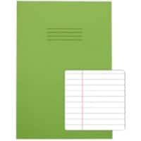 Rhino Exercise Book A4 Stapled Manila Light Green Not perforated 80 Pages Pack of 50