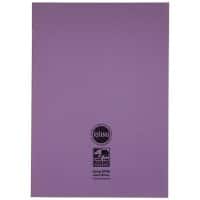 Rhino Exercise Book A4+ Ruled Stapled Side Bound Manila Purple Not perforated  80 Pages Pack of 50