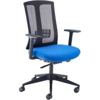 Dams International Ronan Operator Chair Fixed Armrest Blue 630 x 590 x 1,060 mm