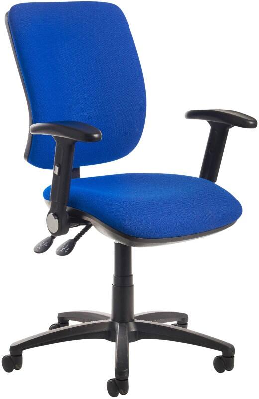 Dams International Senza Operator Chair Blue 670 x 650 x 1,100 mm