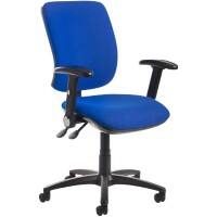 Dams International Senza Operator Chair Blue 670 x 650 x 1,100 mm