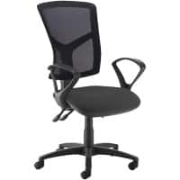 Dams International Senza Operator Chair Fixed Black 670 x 650 x 1,100 mm