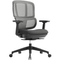 Dams International Shelby Operator Chair Black 685 x 700 x 1,080 mm