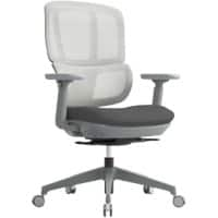 Dams International Shelby Operator Chair Grey 685 x 700 x 1,080 mm