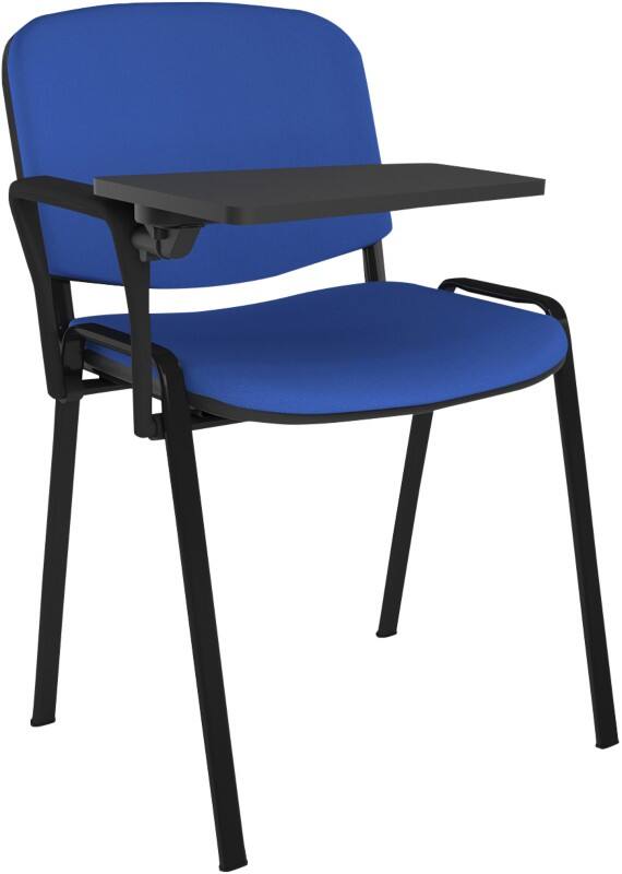 Dams International Taurus Meeting Chair Fixed Armrest Blue 590 x 540 x 810 mm