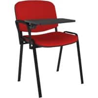 Dams International Taurus Meeting Chair Fixed Armrest Red 590 x 540 x 810 mm