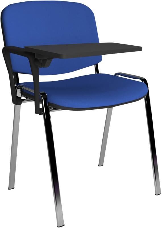 Dams International Taurus Meeting Chair Fixed Armrest Blue 590 x 540 x 810 mm
