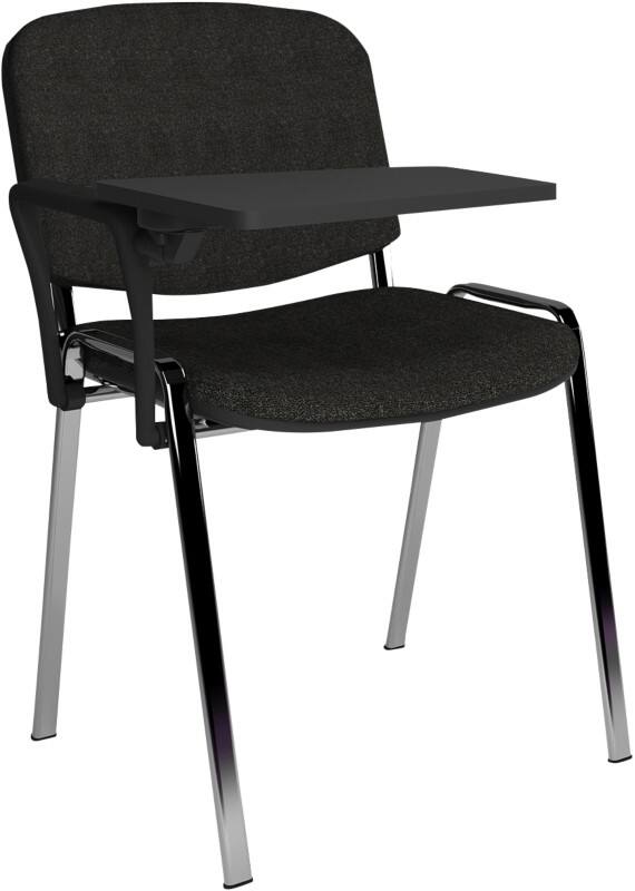 Dams International Taurus Meeting Chair Fixed Armrest Charcoal 590 x 540 x 810 mm