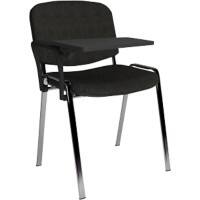 Dams International Taurus Meeting Chair Fixed Armrest Charcoal 590 x 540 x 810 mm