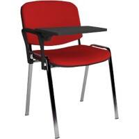 Dams International Taurus Meeting Chair Fixed Armrest Red 590 x 540 x 810 mm