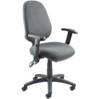 Dams International Vantage Operator Chair Height Adjustable Charcoal 480 x 605 x 1,005 mm