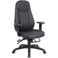 Dams International Zeus Office Chair Height-Adjustable Armrest Black 670 x 665 x 1,300 mm