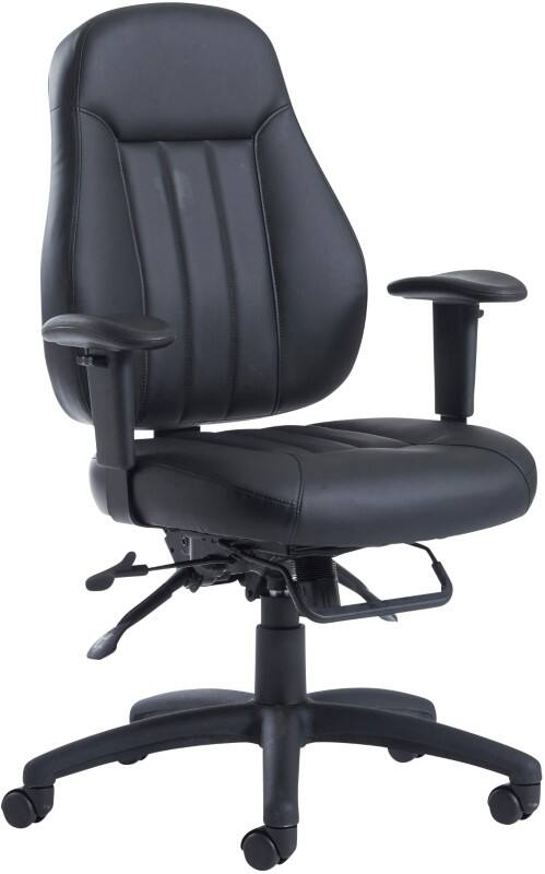 Dams International Zeus Office Chair Height-Adjustable Armrest Black 670 x 665 x 1,175 mm