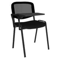 Dams International Taurus Meeting Chair Fixed Armrest Black 590 x 540 x 810 mm