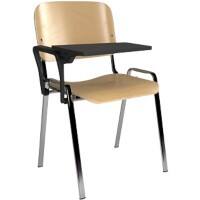 Dams International Taurus Meeting Chair Fixed Beech 590 x 540 x 810 mm