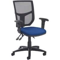 Dams International Altino Operator Chair Height Adjustable Blue 670 x 600 x 1,090 mm