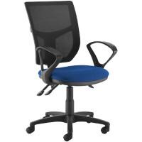 Dams International Altino Operator Chair Blue 670 x 600 x 1,090 mm