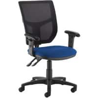Dams International Altino Operator Chair Height-Adjustable Armrest Blue 670 x 600 x 1,090 mm