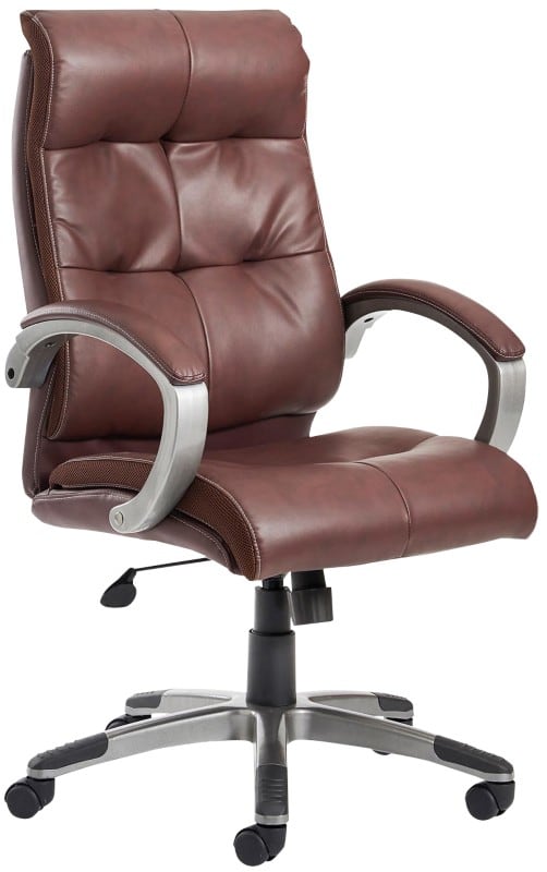 Dams International Catania Manager Chair Fixed Armrest Brown 645 x 760 x 1,185 mm