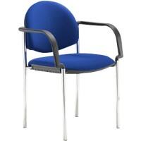 Dams International Coda Chair Fixed Armrest Blue 580 x 570 x 930 mm