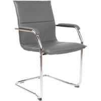 Dams International Essen Meeting Chair Fixed Armrest Grey 555 x 605 x 885 mm