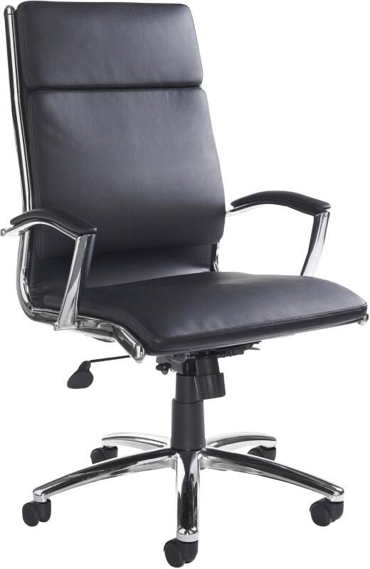 Dams International Florence Executive Chair Fixed Armrest Black 605 x 655 x 1,185 mm