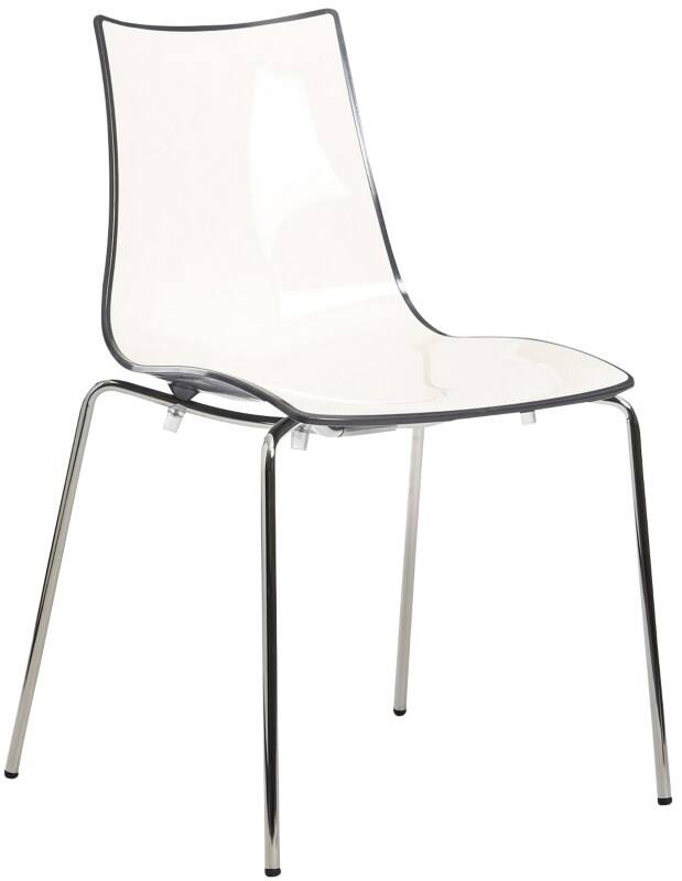 Dams International Gecko Dining Chair Anthracite 550 x 520 x 830 mm