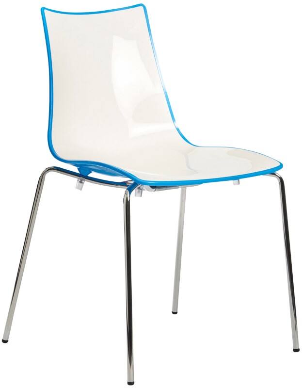 Dams International Gecko Dining Chair Blue 550 x 520 x 830 mm