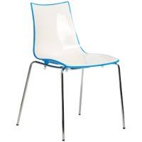 Dams International Gecko Dining Chair Blue 550 x 520 x 830 mm