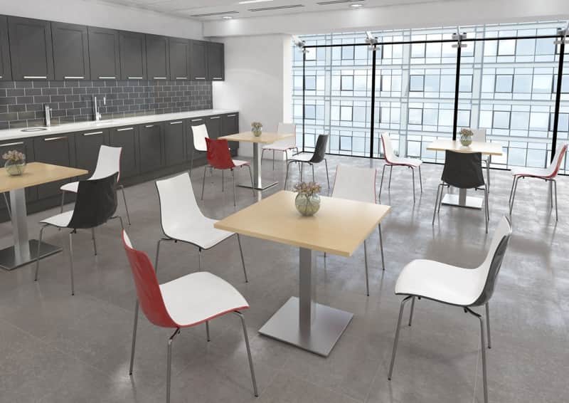 Dams International Gecko Dining Chair Orange 550 x 520 x 830 mm